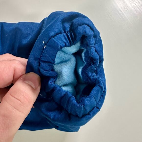 Disney Store 18-24 Months Blue Mickey Mouse One Piece Snowsuit Patches Stitching - Picture 8 of 12